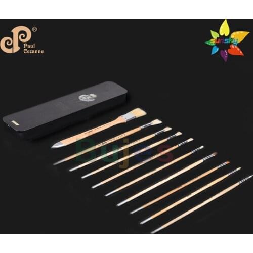 Paul Eezanne 1878 Character series Gouache Pen Set Washing bristles Acrylic brush beginner art candidates training oil painting