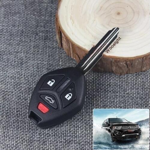New Replacement 4 Button Car Remote Key Case Shell Housing Keyless Shell Fob Cover For Mitsubishi 2007-2013 Blade