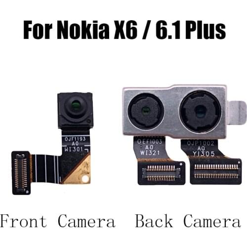Back Facing Camera Rear Main Camera Big Camera and Front Camera For Nokia X6 / 6.1 Plus / TA1099