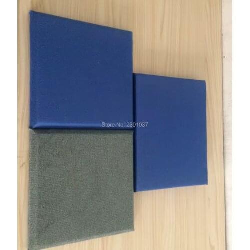 30x30x2.5cm Home Studio Acoustic Sound Absorbing panel Linen Acoustic panel Fiberglass Acoustic Soundproof Panel 1box 12pieces