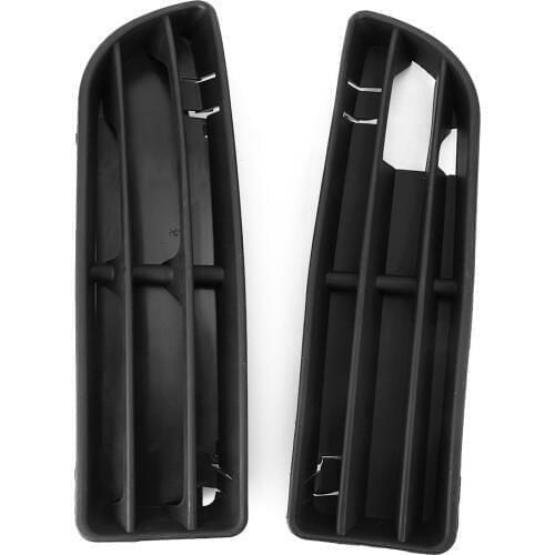 Front Bumper Lower Side Vent Grille Grill Cover Set For VW Volkswagen Jetta MK4 1999-2005 Black Car Spare Parts Accessories