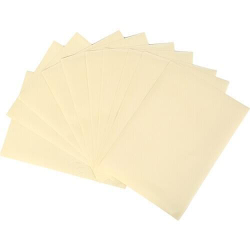 10Sheets A4 Clear Transparent Self Adhesive Vinyl Film Label Sticker 21 X 29.7cm For Laser Printer
