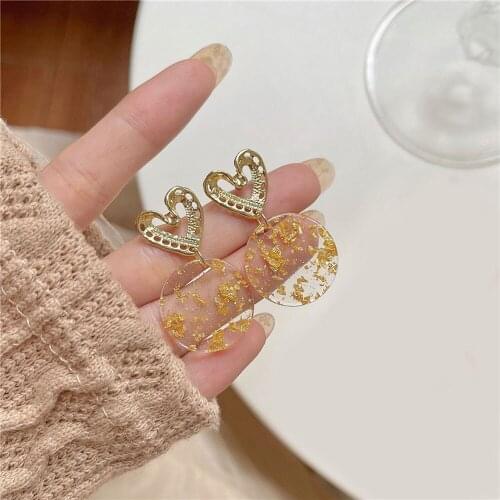 Han Edition Earring Creative Design Geometry Earrings Women Fashion And Personality Temperament Act The Role Ofing Is Tasted