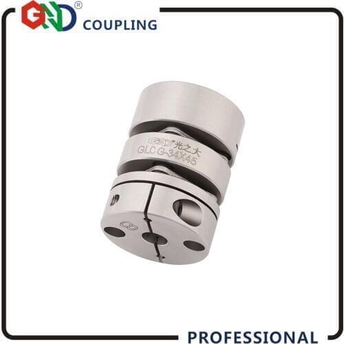 GND coupling disc double diaphragm coupling disc elastic torsionally flexible quick release clamp for CNC encoder shaft coupler