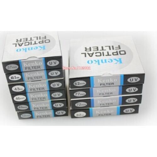 10pcs Kenko 27 30.5 37MM 39 43 46 40.5MM 49mm/ 52MM/ 55MM/ 58mm lens UV Filter For canon nikon D3200 sony camera