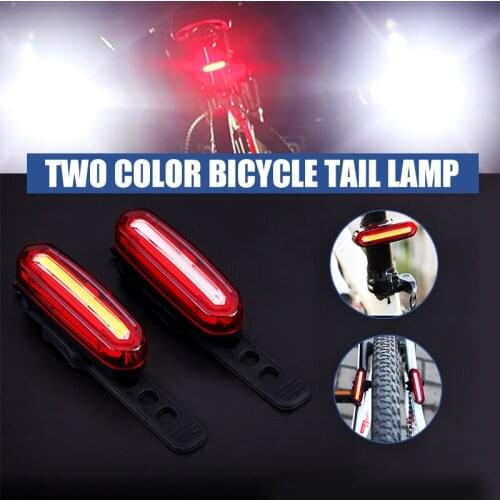Bike Light USB Rechargeable LED Cycling Bicycle Bicycle Warning Front Rear Tail Light Lights for Bike MC889