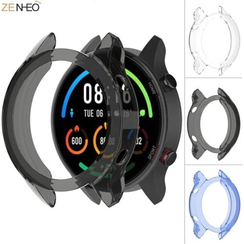 Screen Protector Film for Xiaomi Mi color sport version Smart watch TPU High Quality Protection cover for Mi watch color case