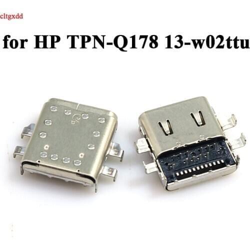 1Pcs TYPE-C usb charger port for HP TPN-Q178 13-w02ttu 13-ac 13-w 10-n pavilion x2 10-n dc charging connector port socket