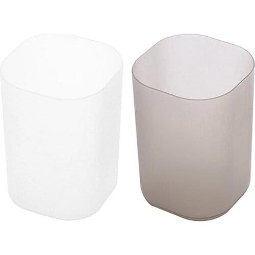 2pcs Durable Makeup Brush Storage Pen Holder Desk Organizer Desktop Stationery Container Makeup Holder Case Table Storage Holder