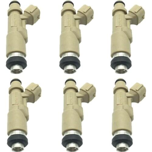 6pcs 23250-75090 23209-79145 Fuel Injector for Toyota Coaster Hilux Land Cruiser