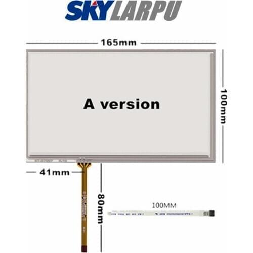 7"Inch 4Wire Resistive Touchscreen Panel Glass For AT070TN90 92 94 ,HSD070IDW1-D00 E11 E13 ,165mm*100mm 164mm*99mm Free Shipping