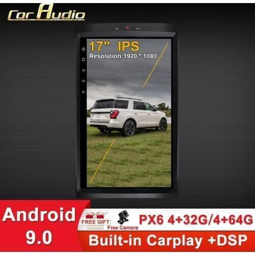 17 inch Android 9 IPS Screen Car DVD Player For Ford Expedition 2007-2017 Car Multimedia PlayerGPS Navigation Auto Radio 4G 32G