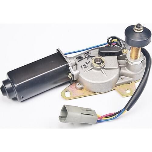 Free shipping for Yuchai 60 / 85 wiper 35 / 50-6-7 wiper motor 135-8 wiper arm assembly digger parts 12V