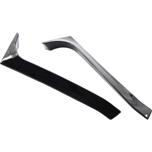 2Pcs Rear Window Side Spoiler Wing Car-Styling for VW Golf 6 GTI Gloss Black Auto Accessories