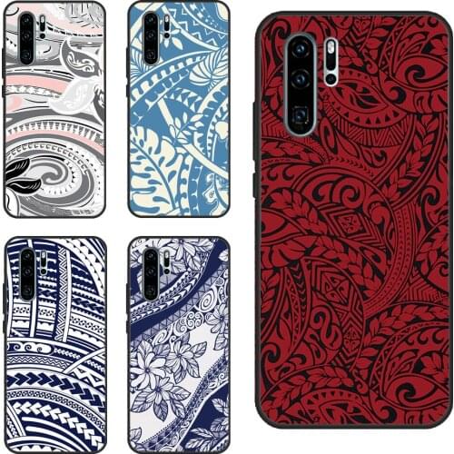Maori Polynesian Samoan Tribal For Huawei P30 Lite P40 P20 Pro Nova 5T P Smart 2019 Case For Honor 20 10 X Lite 8X 9X