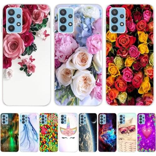 Mobile Phone Case For Samsung Galaxy A32 Case Space Nebula Patterns Coque Cover ON Samsung A32 4G A 32 5G A325F A326B Back Cover