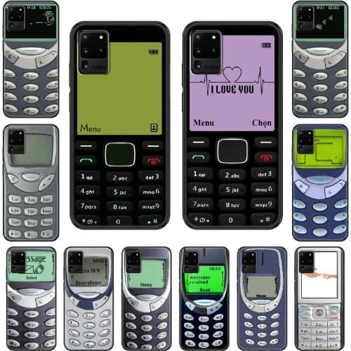 Old Brand Nokias Phone case For Samsung Galaxy S 3 4 5 6 7 8 9 10 E Plus Lite Edge black pretty Etui fashion waterproof luxury