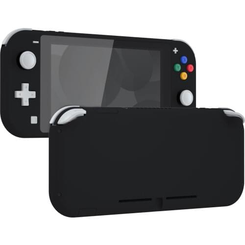 Soft Touch Black DIY Replacement Shell Housing Case Cover with Screen Protector for NS Switch Lite