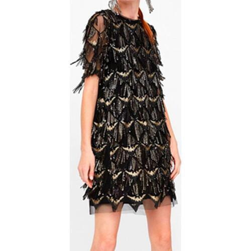 CHICKEN TOE Short Sleeve Dresses