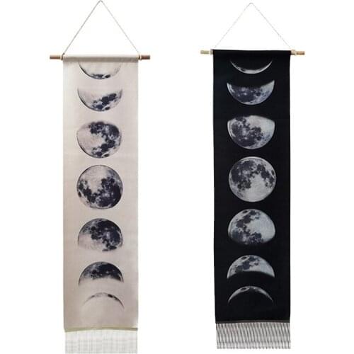 Lunar Eclipse Cycle Moon Wall Hanging Room Carpet Dorm Tapestries Art Home Decoration Accessories