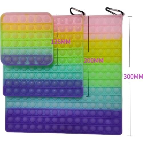 30cm Push bubblesIt Gift Squishy Sensory Antistress Relief Figet Toys Cheap Sensory Fidget Toys Pack Антистресс Fluorescence