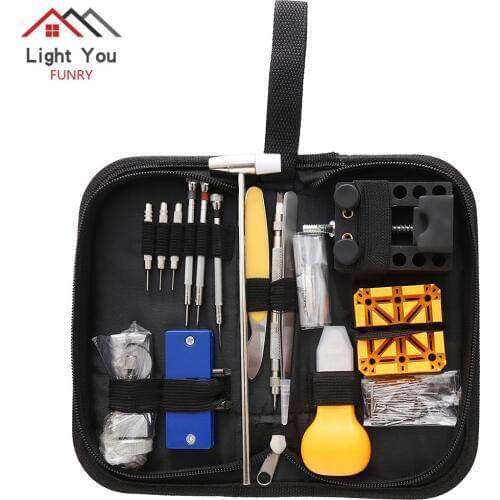 Household watch repair tool 130 piece set watch change battery daily kit change strap tool