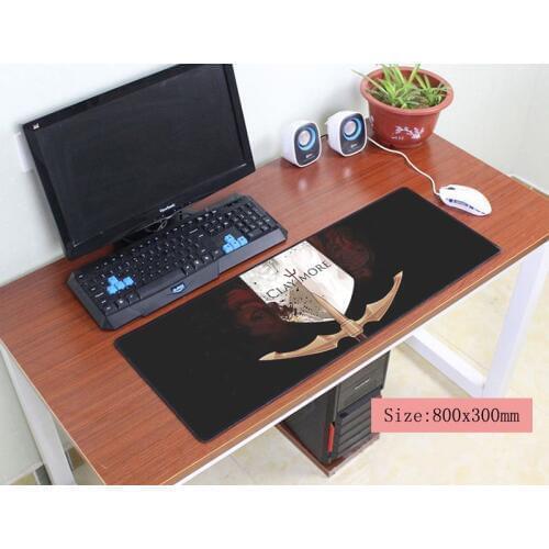 Claymore mouse pad 800x300mm pad to mouse notbook computer mousepad locked edge gaming padmouse gamer to keyboard mouse mats