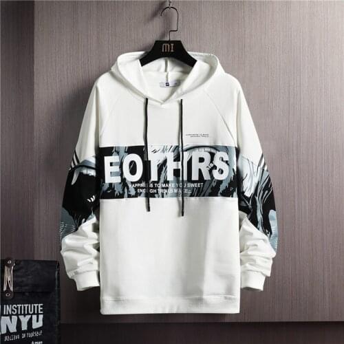 Hot Sale Men Sweatshirt Fashion Style Hooded Hoodies 2021 Spring Autumn New Style Slim Fit Casual Hoodies Male Dropshipping