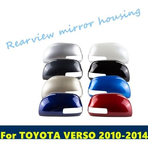 For TOYOTA VERSO 2010-2014 Car Rear-view Mirror Covers Shell Rearview Mirror Edge Guards Cover Exterior decoration Accessories