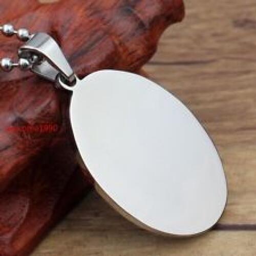 Cheap High Polished Stainless steel Oval Dog Tag Charms Pendant Fashion Jewelry Huge low price custom oval dog tag