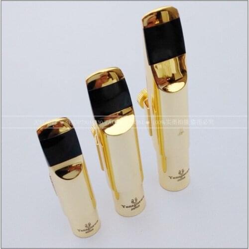 New De Xin Tenor Soprano Alto Saxophone Metal Mouthpiece Professional Advanced Sax Mouth Pieces Accessories Gold Plating