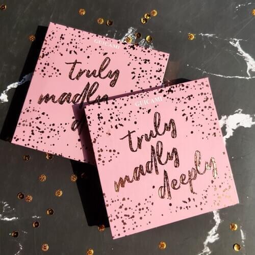 GUICAMI Genuine 16-color Eyeshadow Palette 16-color Eyeshadow Palette Pearly Matte Sequined Eyeshadow Palette Lasting Natural