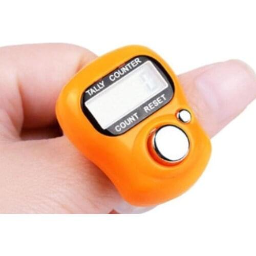 Stitch Marker And Row Finger Counter LCD Electronic Digital Tally Counter For Sewing Knitting weave Tool 1Pcs Random Color