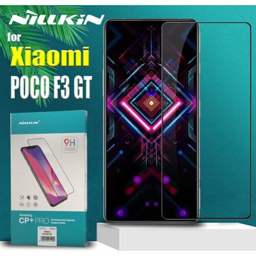 Nillkin for Xiaomi POCO F3 GT 5G Glass Screen Protector Nilkin 2.5D Full Coverage Safety Protective Tempered Glass on POCO F3 GT