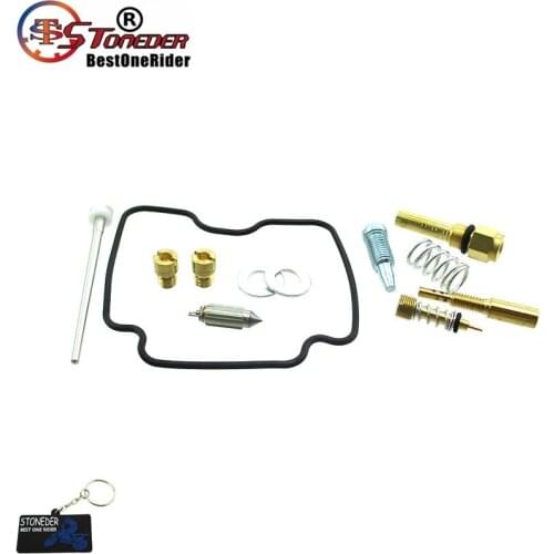STONEDER Complete Set Carburetor Rebuild Repair Kit For Kawasaki KFX400 2003-2006