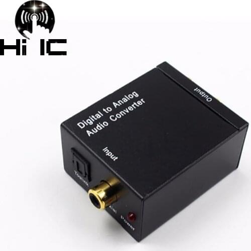 USB External Sound Card DAC Decoder Amplifier Headphone AMP Amplifier Sound Coaxial SPDIF Digital Audio Input to RCA Analog AUX