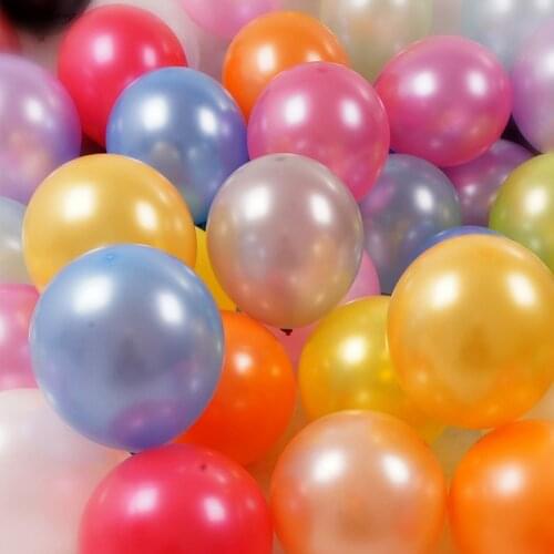 High Quality 10inch 1.5g Silver Latex Balloon Air Balls Inflatable For Wedding Birthday Party Decoration Float Balloon