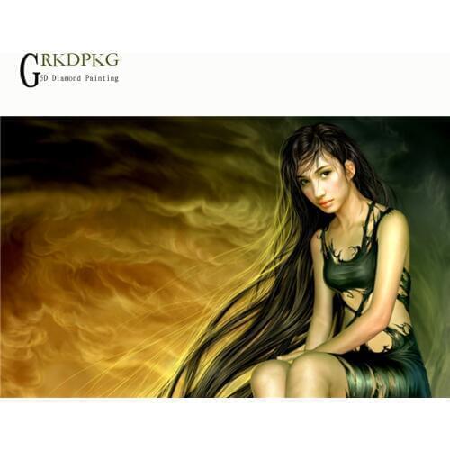 Character woman diamond embroidery 5d DIY diamond painting cross stitch full square rhinestone mosaic unfinished home decoration