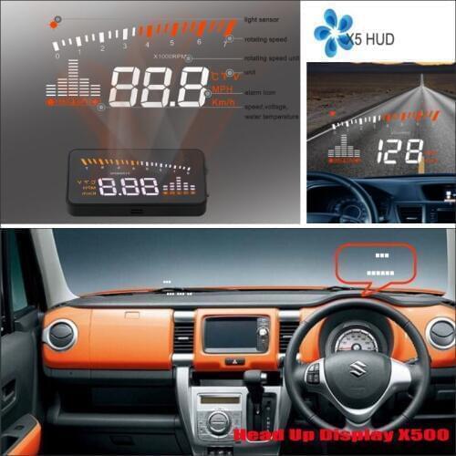 For Suzuki Jimny/Swift/Baleno/Ignis 2010-2018 2019 Car OBD HUD Head Up Display Saft Driving Screen Projector