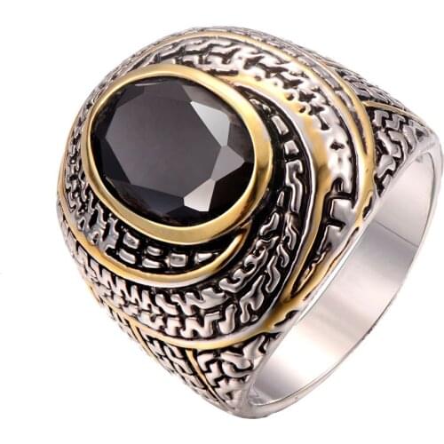 Wholesale Black onyx 925 Sterling Silver Ring Fashion Ring Size 6 7 8 9 10 F1245