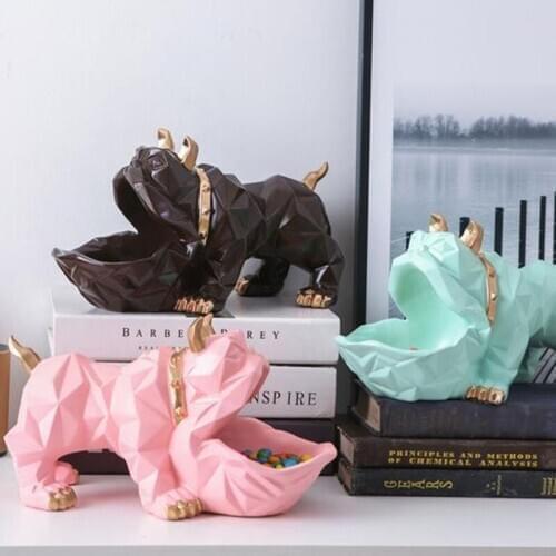 2020 European-style dog and toucan storage box, candy box, home decoration, beautiful animal crafts, decorative gifts