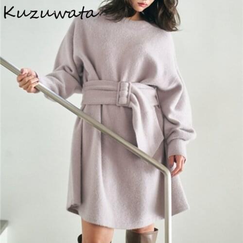 Kuzuwata Fashionable Knitted Dresses