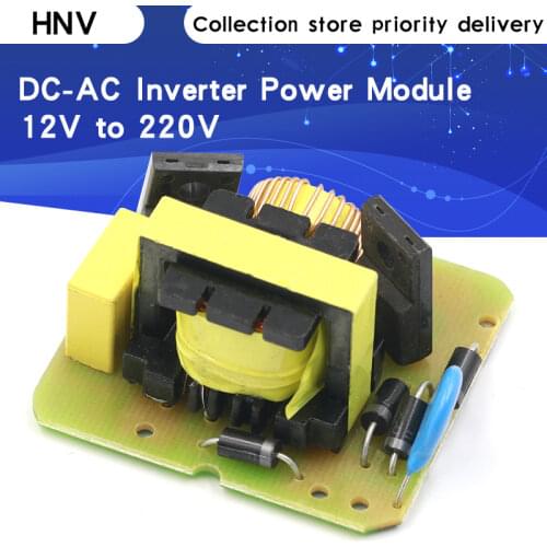 12V to 220V Step UP Power Module 35W DC-AC Boost Inverter Module Dual Channel Inverse Converter Booster Module Power Regulator