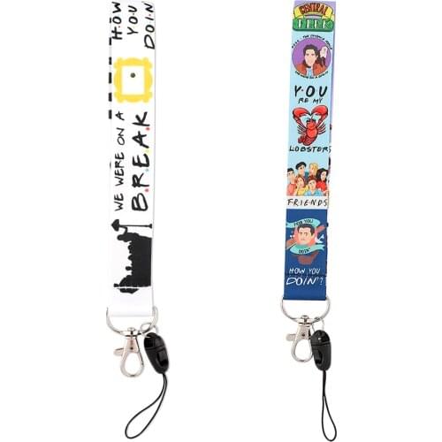 K3310 Friends TV Show Neck Strap Lanyard for Key Chain ID Card Cell Phone Strap Rope USB Badge Holder DIY Short Lanyard