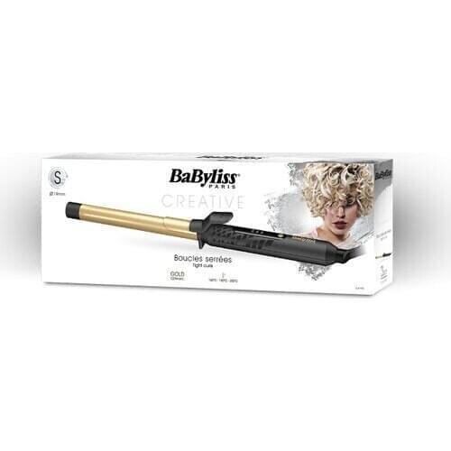 Babyliss C419E Gold Ceramic 19 mm 200 °C LED Display Hair Curling Irons