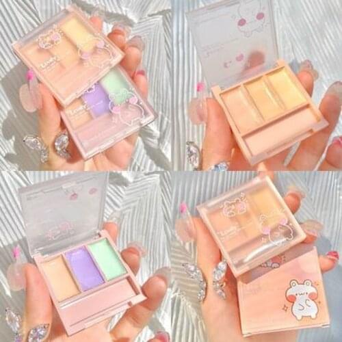 3 Colors Liquid Concealer Cream Moisturizing Full Coverage Concealer Waterproof Long Lasting Face Scars Acne Cover Makeup Tool