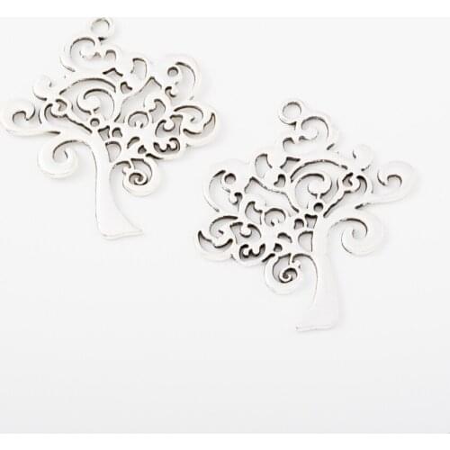 10pcs tree Vintage zinc alloy metal pendant charms for diy jewelry making 4865