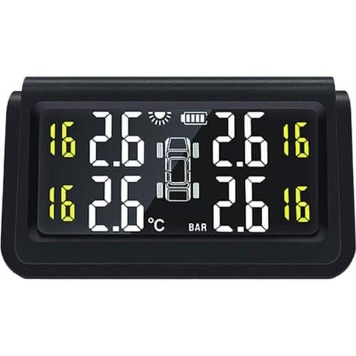80%HOT C280 Car Real-time Monitoring Temperature Warning Temperature Warning TPMS Tire Pressure Monitor External Sensors