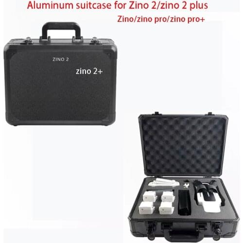 Hubsan Zino 2 plus Aluminum suitcase Box Rc Drone Waterproof Storage Suitcase Handbag Uav ant-shock Box for zino/zino pro
