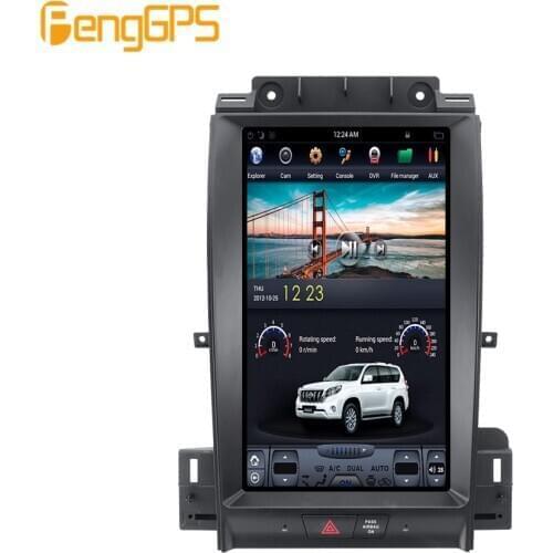 13.3" Tesla Style Car Radio Vertical Screen For Ford Taurus 2012-2016 GPS Navigation Tape Recorder Headunit Multimedia Player